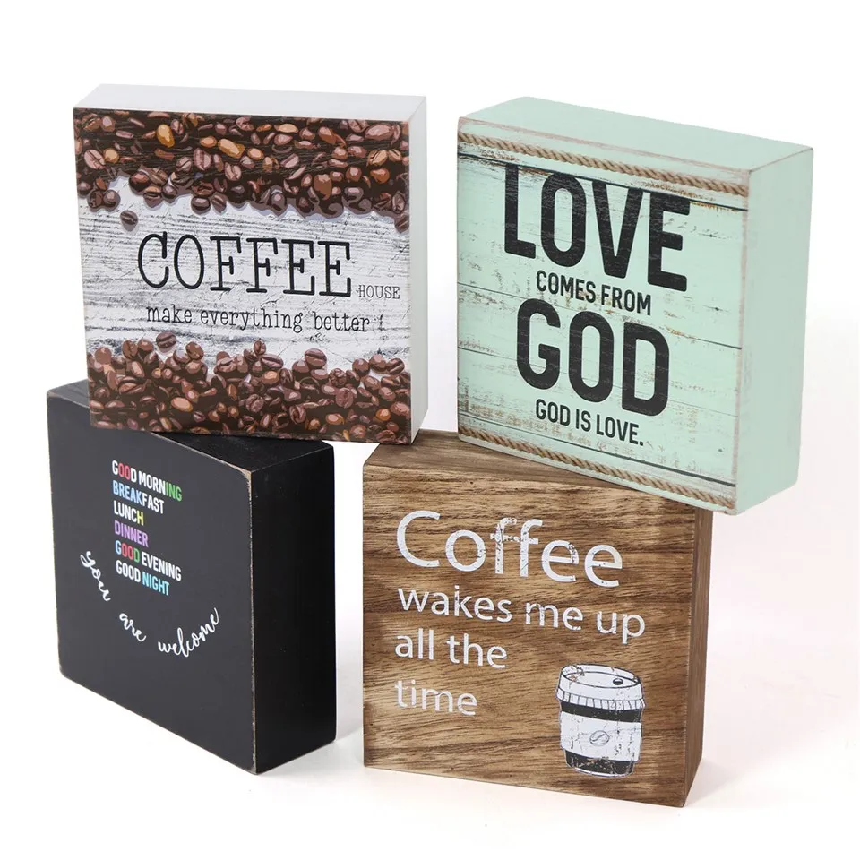 Semnul cutiei de verandă Semn din lemn